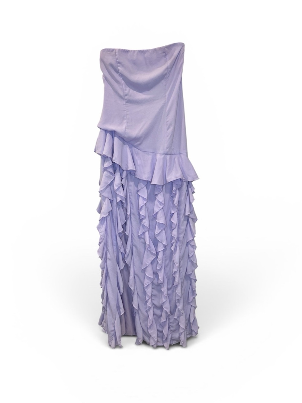 Peppermayo Lavender Strapless Dress with Slit Size XXS